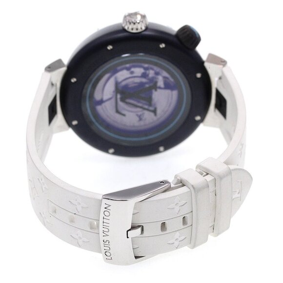 LOUIS VUITTON Tambour Street Diver QA121 Navy Dial Automatic Men's Watch_860533 - Picture 6 of 7